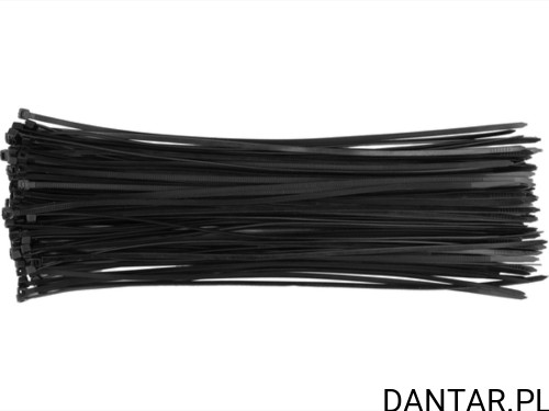 Opaski zaciskowe 200x2,5 czarne 73894 a100