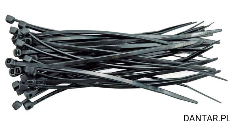 Opaski zaciskowe 280x4.8 czarne 73929 a100