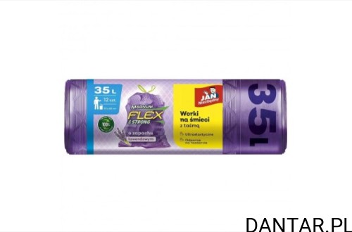 Worki 35l na śmieci lawendowe magnum Jan Niezbędny a12/30