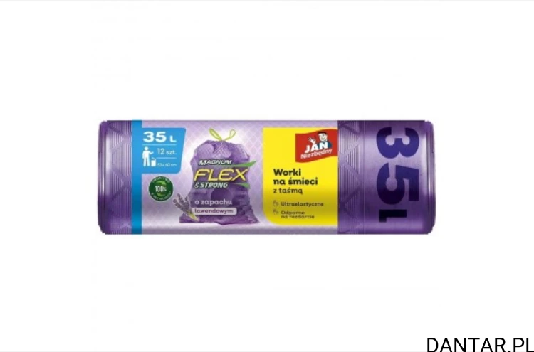 Worki 35l na śmieci lawendowe magnum Jan Niezbędny a12/30