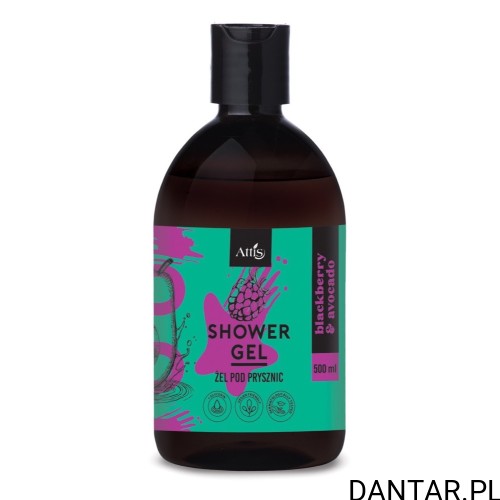 Żel pod prysznic 500 ml Attis Blackberry & Avocado