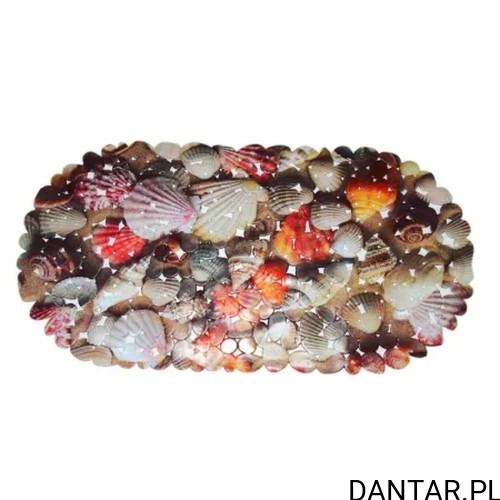 Mata łazienkowa do wanny muszelki 70x33