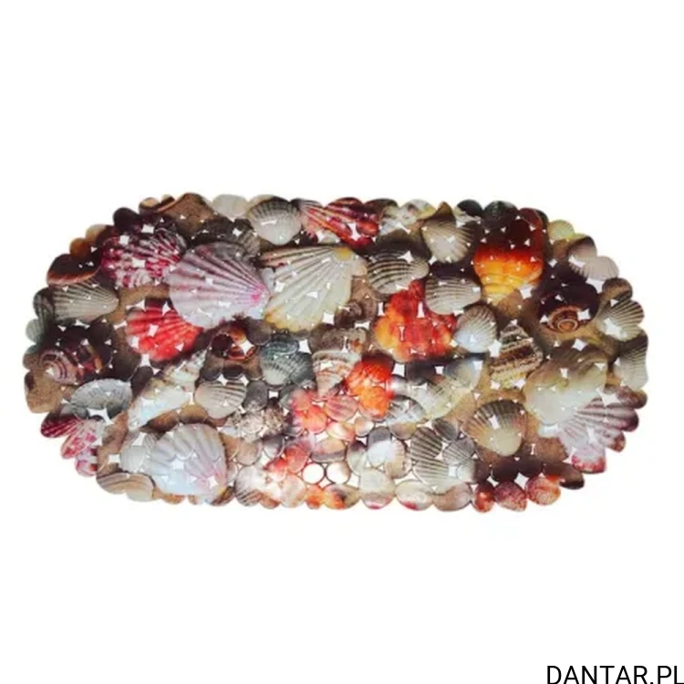 Mata łazienkowa do wanny muszelki 70x33