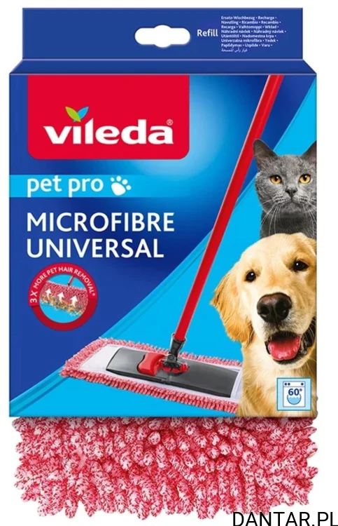 Wkład do mopa płaski Vileda Pro Pet 49 cm
