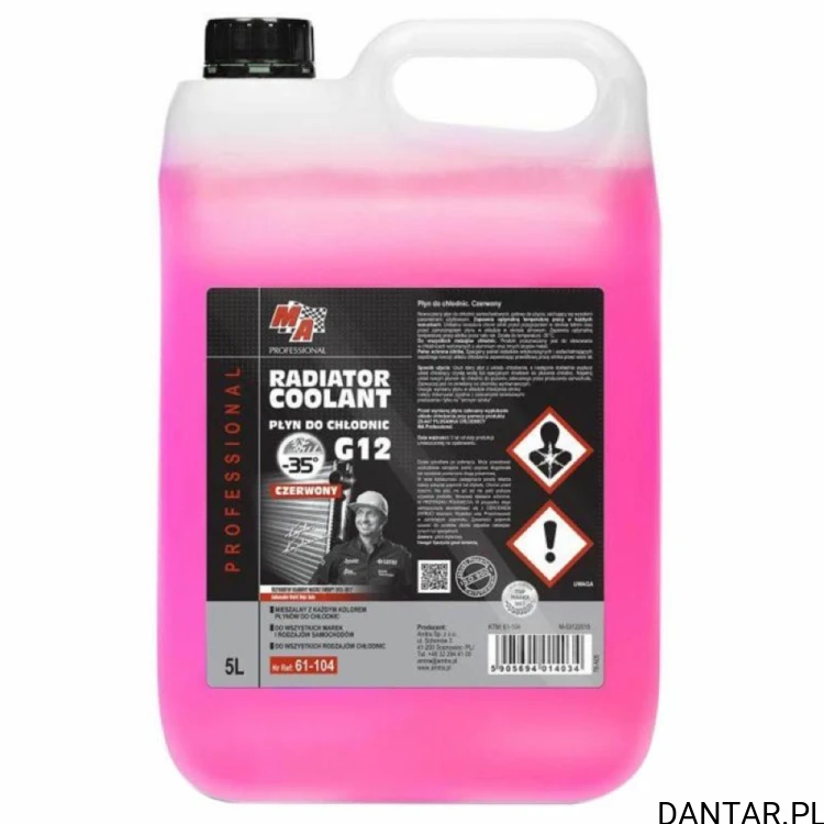 Płyn do chłodnic czerwony 5l G12 