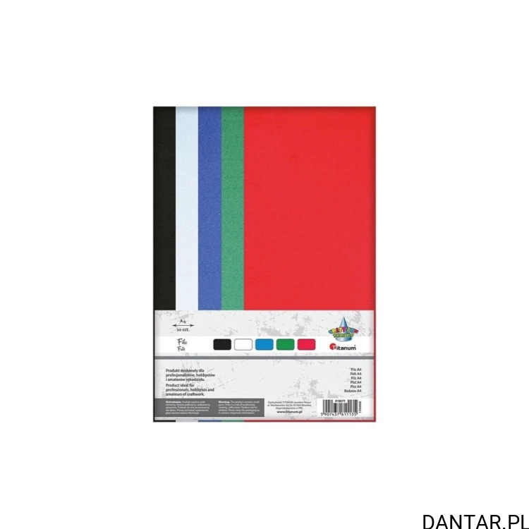 Filc dekoracyjny A4 2mm 200g basic a10 