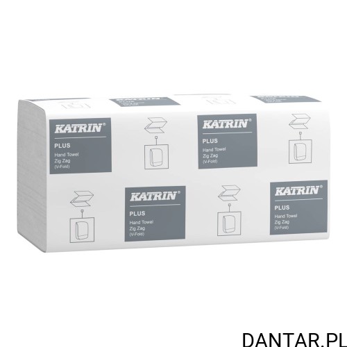 Ręcznik ZZ papierowy 1-warstwowy biały Katrin Zig Zag MT402161 a20