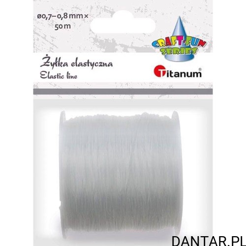 Żyłka elastyczna 0,7-0,8mm x 50m Titanum