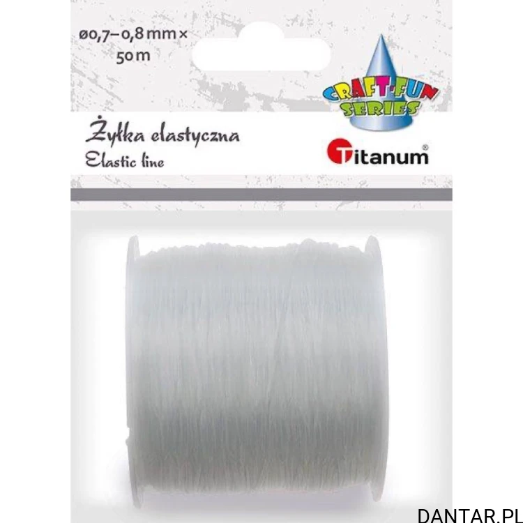 Żyłka elastyczna 0,7-0,8mm x 50m Titanum