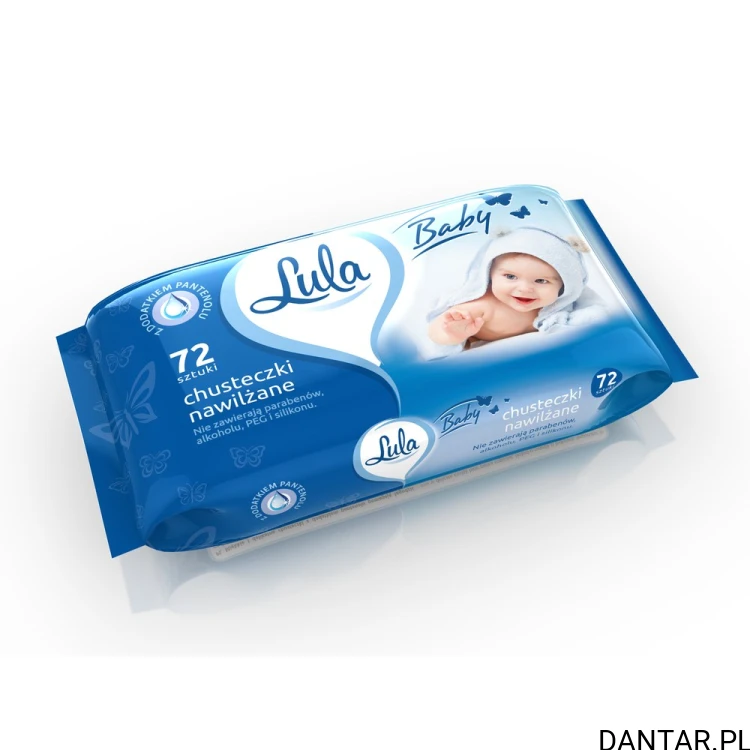 Lula chusteczki nawilżone z pantenolem a72/4/12