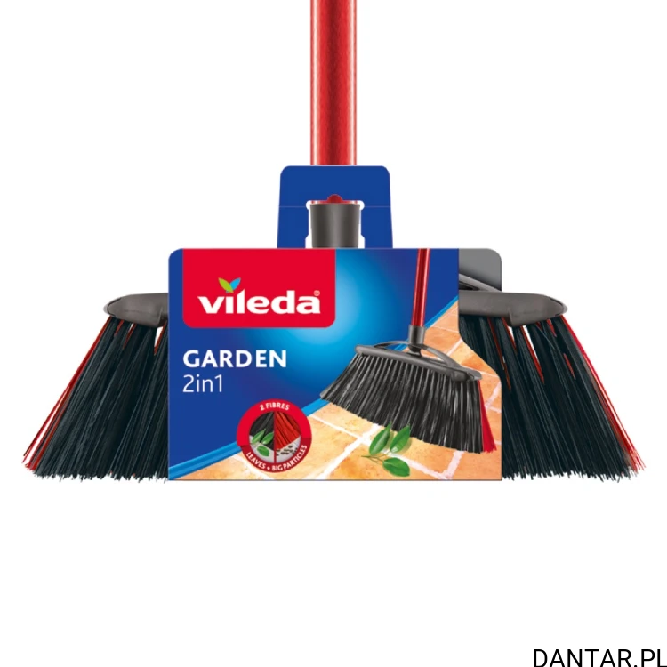 Szczotka zewnętrzna Vileda garden z kijem 
