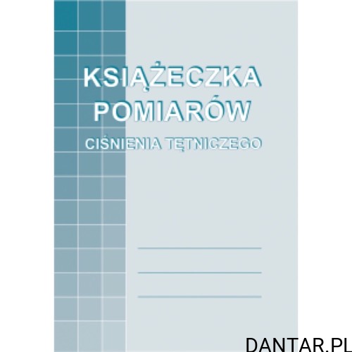 Książeczka pomiarów ciśnienia tętniczego M-910-5 