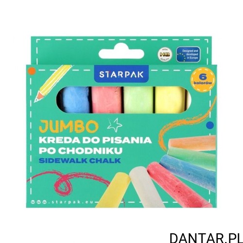 Kreda chodnikowa kolorowa Jumbo a6 