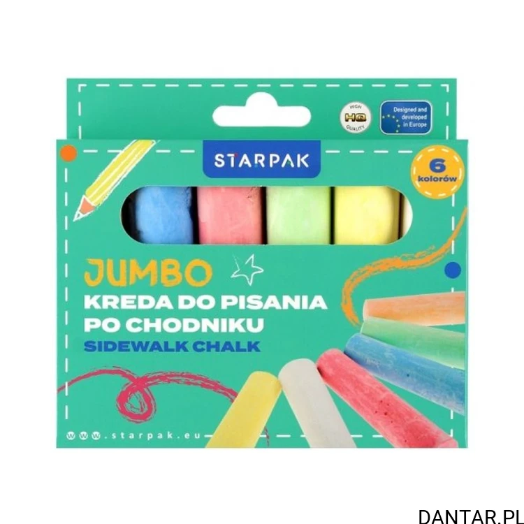 Kreda chodnikowa kolorowa Jumbo a6 