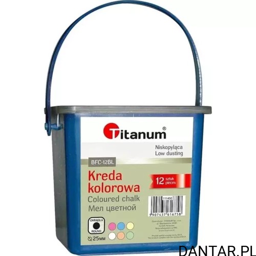 Kreda chodnikowa kolorowa Titanum a12 
