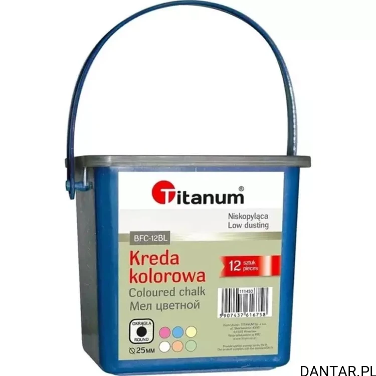 Kreda chodnikowa kolorowa Titanum a12 