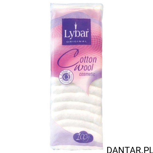 Wata kosmetyczna składana 100g Lybar