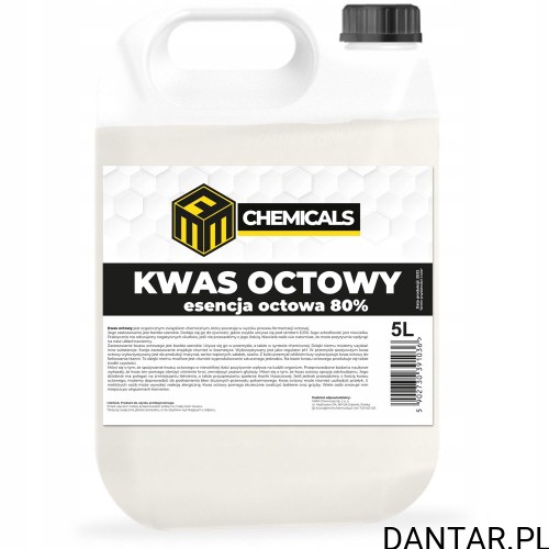 Kwas octowy 80% 5l