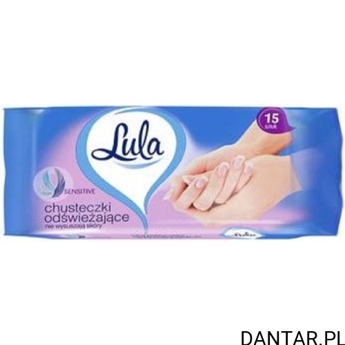 Chusteczki odświeżające Lula sensitive a15