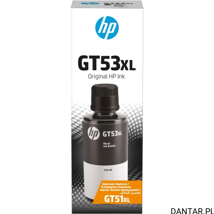 Tusz HP GT53XL czarny 135 ml