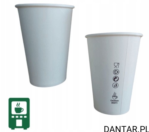 Kubek papierowy 300ml biały vending *80 Love Nature a50/20 (bez SUP)