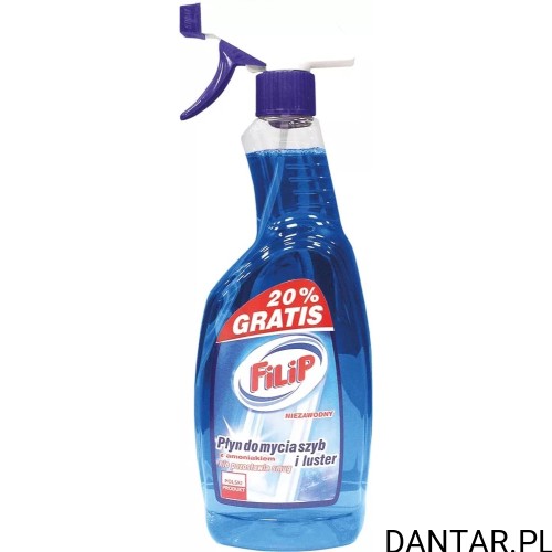 Płyn do mycia szyb 750ml Filip z pompką 