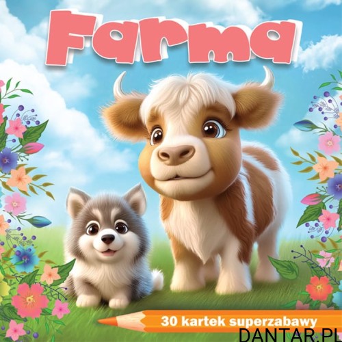Farma. 30 kartek superzabawy - kolorowanka notes
