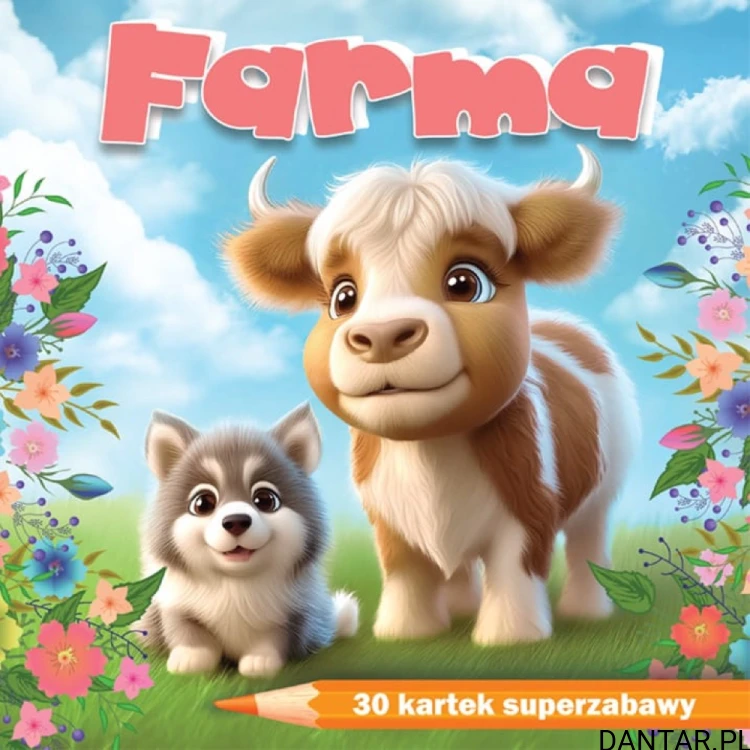 Farma. 30 kartek superzabawy - kolorowanka notes