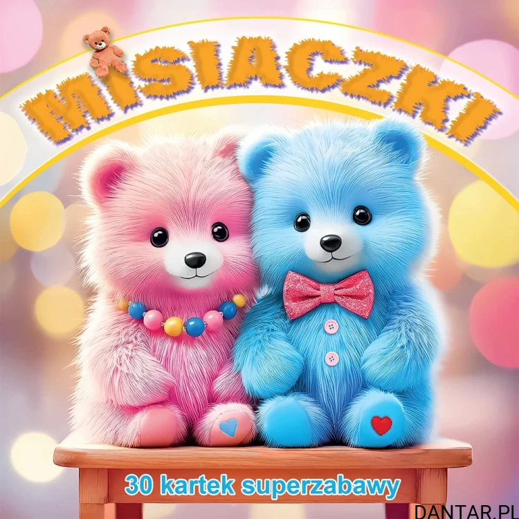 Misiaczki. 30 kartek superzabawy - kolorowanka notes