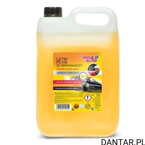 Płyn do spryskiwaczy 5l letni Moje Auto