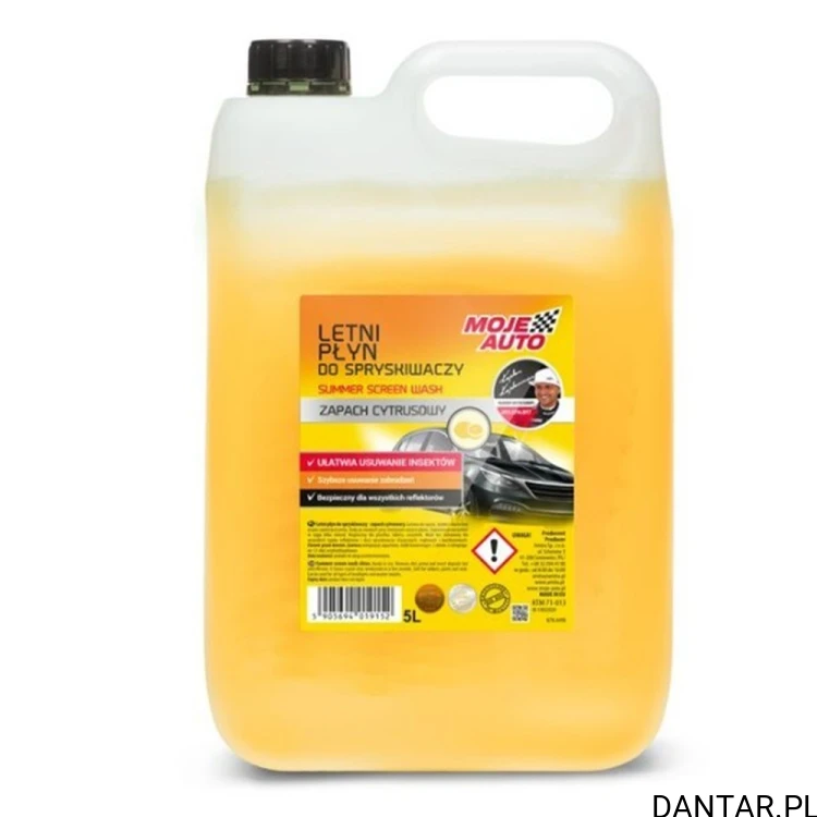 Płyn do spryskiwaczy 5l letni Moje Auto