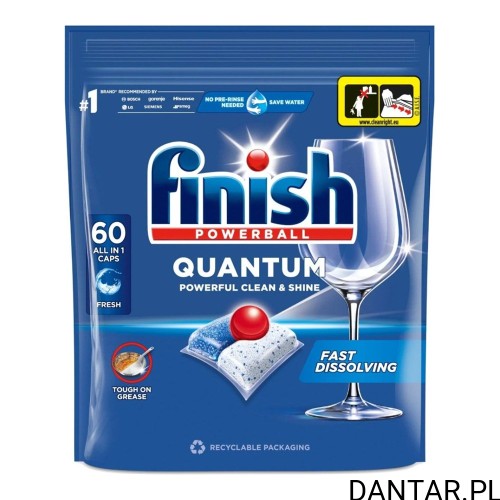 Tabletki do zmywarki Finish Quantum all in one regular a60