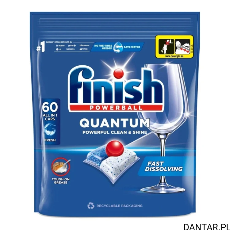 Tabletki do zmywarki Finish Quantum all in one regular a60