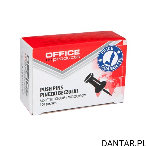 Pinezki beczułki Office Products a100/10