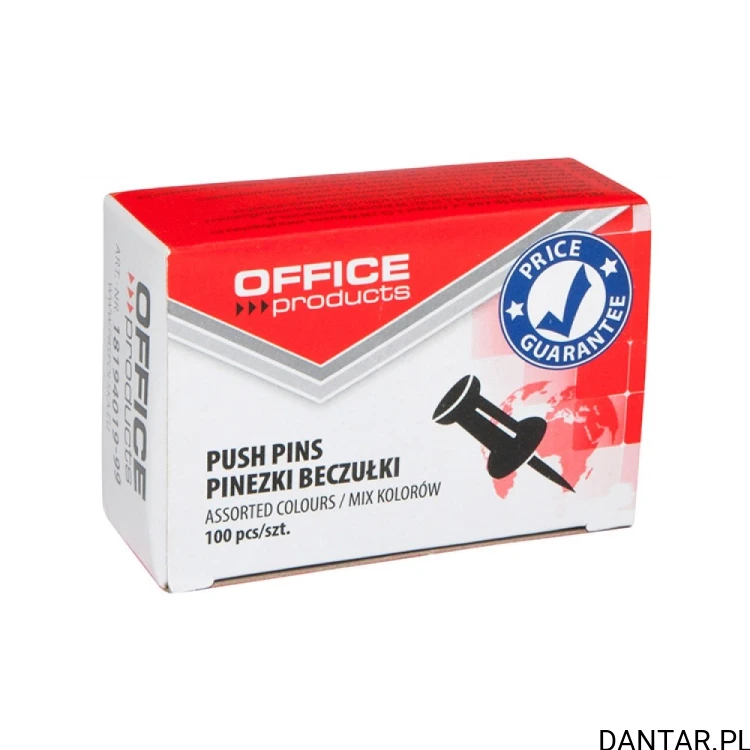 Pinezki beczułki Office Products a100/10