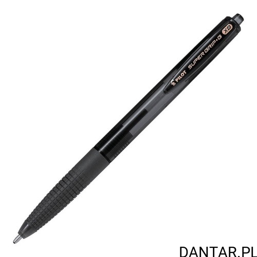 Długopis Pilot Super Grip G XB automatyczny czarny 1,6 mm a1/12