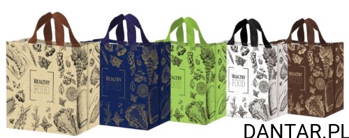 Torba na zakupy z PP 24L 35X20X35 mix 