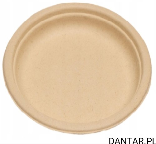 Talerze BIO z trzciny cukrowej *26cm Bio Kraft Eco Word a50