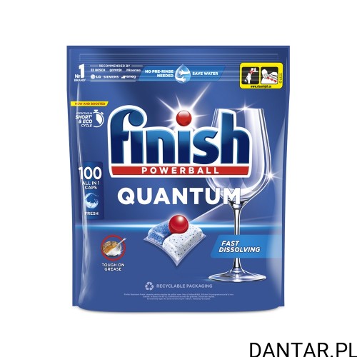 Tabletki do zmywarki Finish Quantum all in one regular a100/4