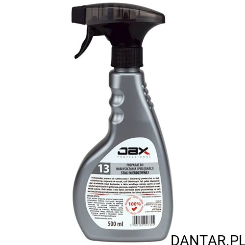 Płyn JAX Professional 13 do nabłyszczania i pielęgnacji stali nierdzewnej 500 ml