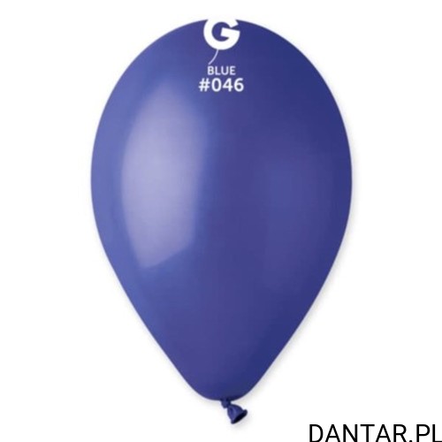 Balony 26 cm pastelowe granatowe Gemar a100