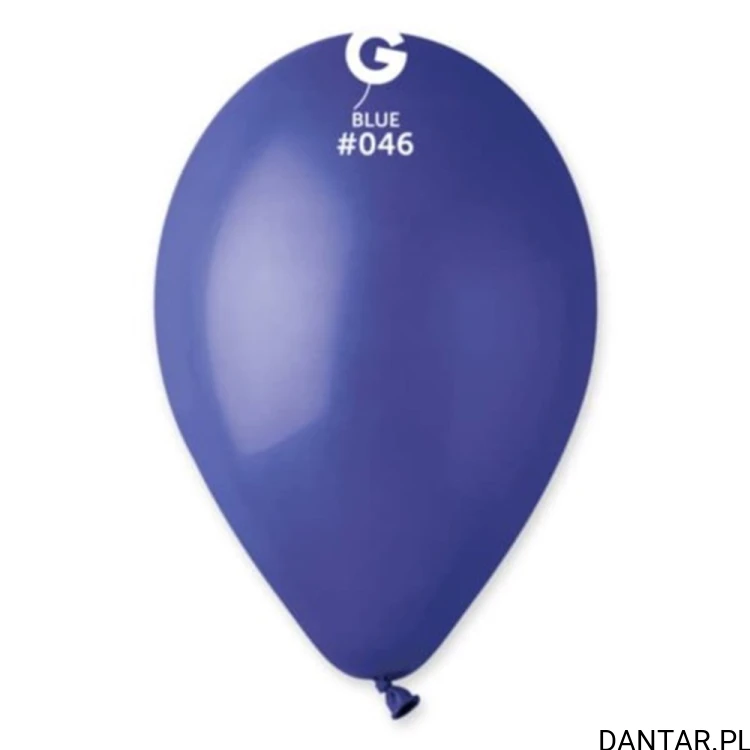 Balony 26 cm pastelowe granatowe Gemar a100