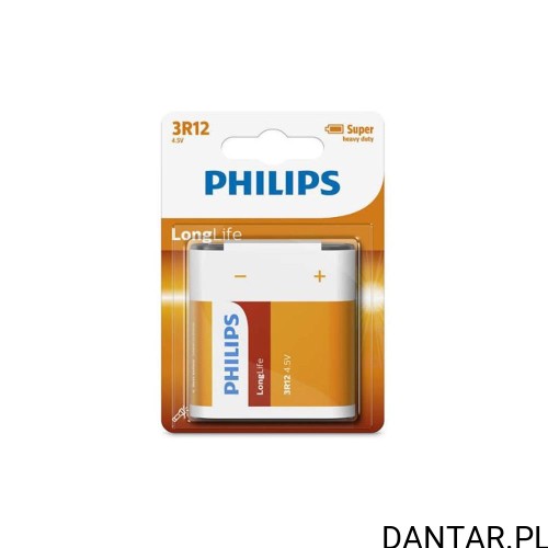 Bateria Philips 3R12 4,5V LongLife a1