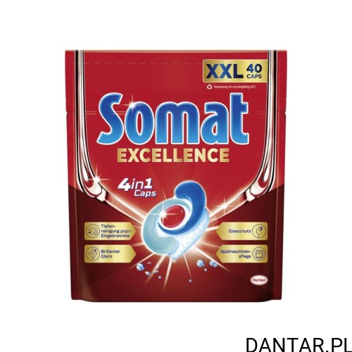 Tabletki do zmywarki Somat Excellence 4w1 a40