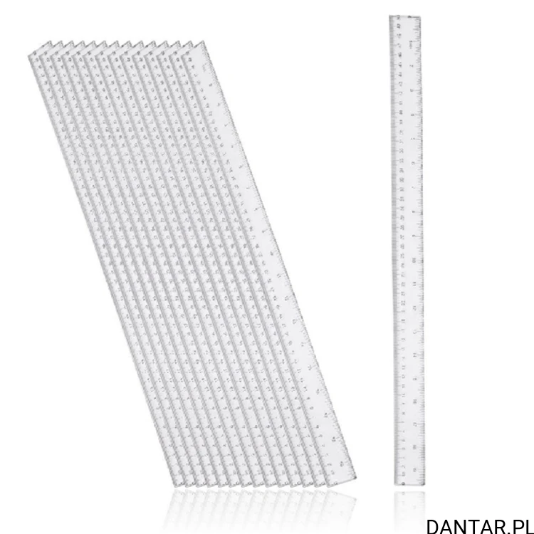 Linijka plastikowa 50 cm D.Rect 007134