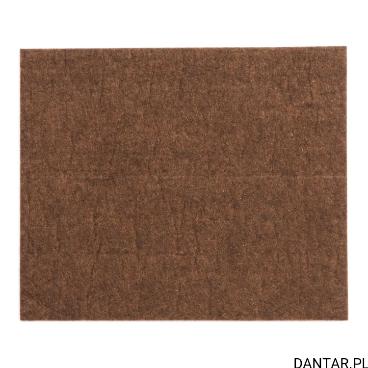Podkładki filcowe 100x120mm brązowe a1 74869