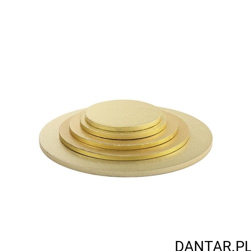 Podkład pod tort 33 cm angielski złoty okrąg Recpak