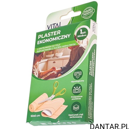Plastry 50cm ekonomiczne Vital Effect 50x6 cm, 1 szt.