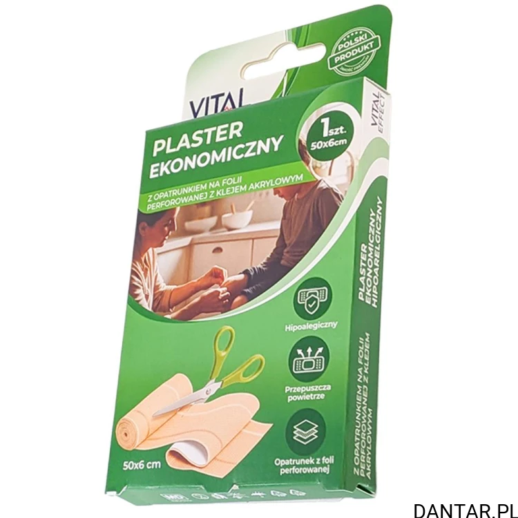 Plastry 50cm ekonomiczne Vital Effect 50x6 cm, 1 szt.