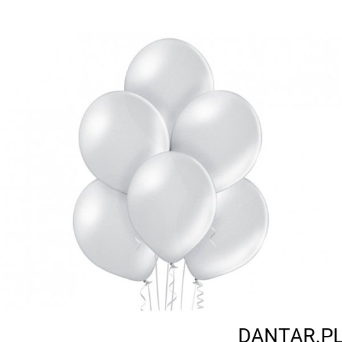 Balony metalizowane srebrne 12 cali Belbal a100